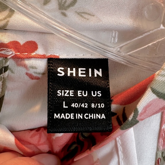 Floral Print Tie Back Halter Blouse Size 8/10 L - Picture 6 of 7